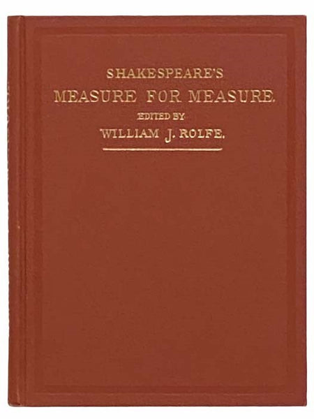 Shakespeare's Comedy of Measure for Measure (English Classics Series)