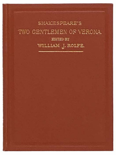 Shakespeare's Comedy of the Two Gentlemen of Verona (English Classics Series)