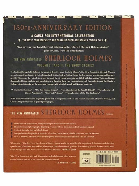 The New Annotated Sherlock Holmes, in Three Volumes: The Adventures of Sherlock Holmes; The Memoirs of Sherlock Holmes; The Return of Sherlock Holmes; His Last Bow; The Case-Book of Sherlock Holmes; A Study in Scarlet; The Sign of Four; The Hound of the …