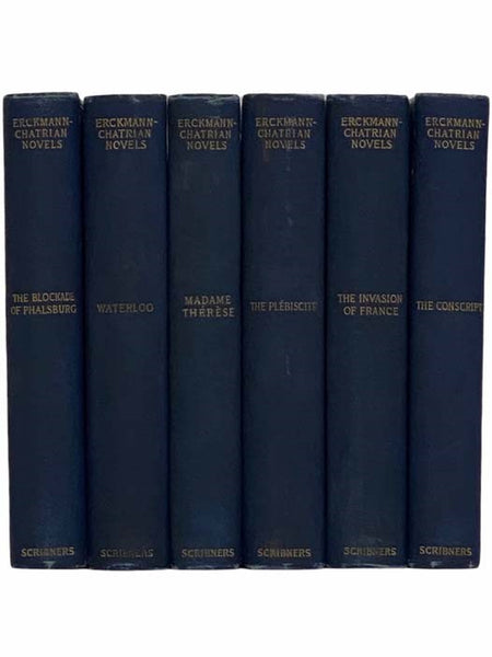 Erckmann-Chatrian Novels, in 6 Volumes: An Episode of the End of the Empire; Waterloo; Madame Therese; The Plebiscite; The Invasion of France; The Conscript