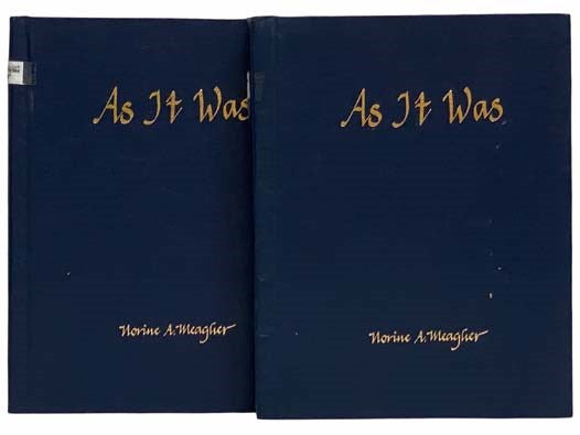 As It Was, in Two Volumes