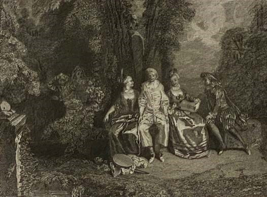 Pieces Choisies Composes Par Ant Watteau [Antoine] et Graves Par W. Marks