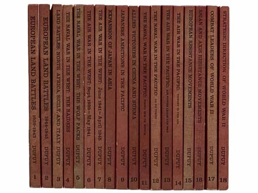 The Military History of World War II, in 18 Volumes: Volume 1. European Land Battles, 1939-1943; Volume 2. European Land Battles, 1944-1945; Volume 3. Land Battles: North Africa, Sicily, and Italy; Volume 4. The Naval War in the West: The Raiders; Volume…