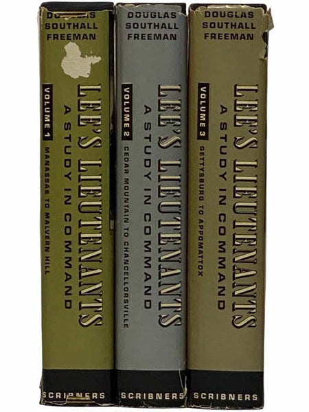 Lee's Lieutenants: A Study in Command, Three Volume Set -- Manassas to Malvern Hill; Cedar Mountain to Chancellorsville; Gettysburg to Appomattox