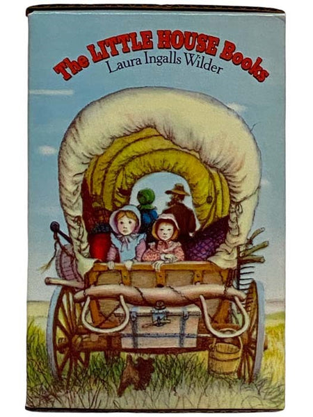The Complete Set of Laura Ingalls Wilder's Little House Books, in Nine Volumes: Little House in the Big Woods; Farmer Boy; Little House on the Prairie; On the Banks of Plum Creek; By the Shores of Silver Lake; The Long Winter; Little Town on the Prairie;…