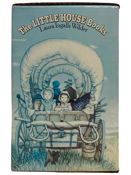The Complete Set of Laura Ingalls Wilder's Little House Books, in Nine Volumes: Little House in the Big Woods; Farmer Boy; Little House on the Prairie; On the Banks of Plum Creek; By the Shores of Silver Lake; The Long Winter; Little Town on the Prairie;…