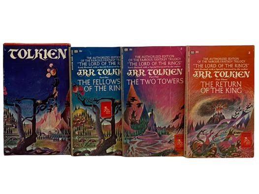 The Lord of the Rings: The Fellowship of the Ring; The Two Towers; The Return of the King (Dolphin Edition, Ballantine U7040, U7041, U7042)