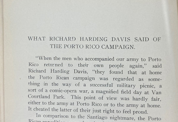 Yarns of Battery A. With the Artillerymen at Chickamauga and Porto Rico.