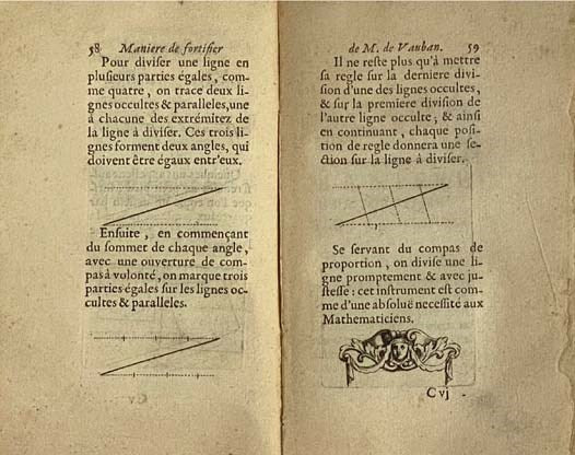 Maniere de Fortifier Selon la Methode de Monsieur de Vauban Avec un Traite Preliminaire des Principes de Geometrie par Monsieur L'Abbe du Fay [FRENCH TEXT]