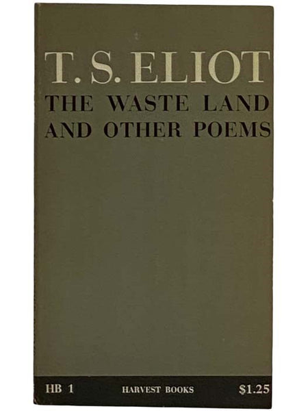 The Waste Land and Other Poems (HB1)