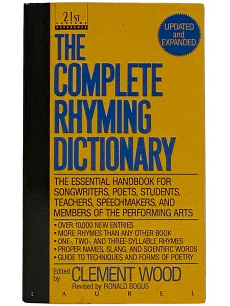 The Complete Rhyming Dictionary, Including the Poet's Craft Book (Updated and Expanded)
