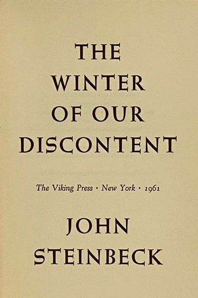 The Winter of Our Discontent