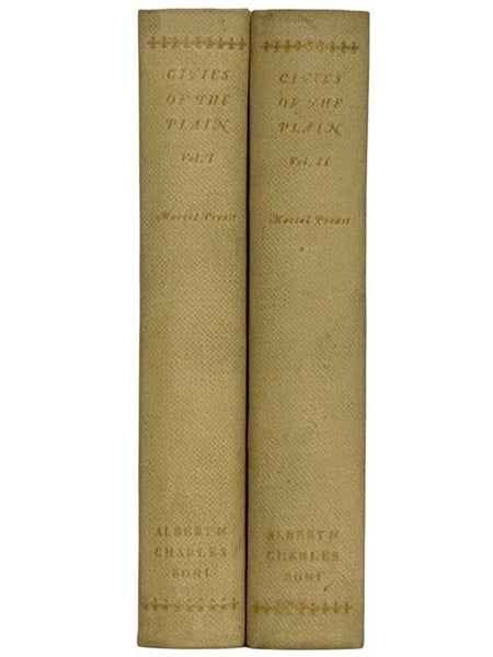 Cities of the Plain, in Two Volumes