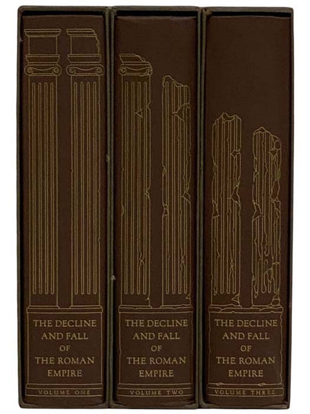 Decline and Fall of the Roman Empire: The History of the Empire from the 1st to the 11th Century A.D. -- Complete in Three Hardcover Volumes with Individual Slipcases (Heritage Press)