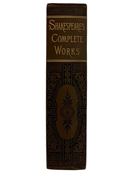 The Complete Works of William Shakspeare. Accurately Printed from the Text of the Corrected Copy Left by the Late George Steevens, Esq. with a Glossary and Notes, and a Memoir, in One Volume. (People's Popular Edition) [Shakespeare; Stevens]