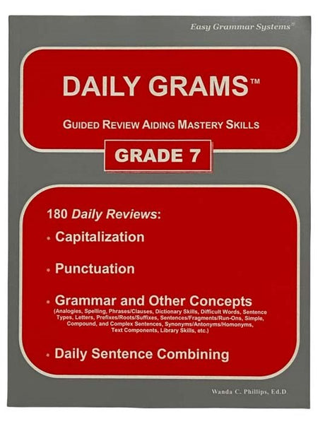Daily Grams: Guided Review Aiding Mastery Skills (Grade 7)