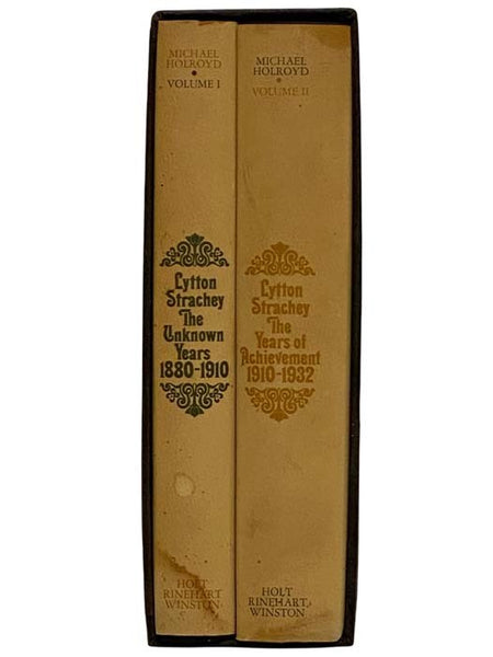 Lytton Strachey: A Critical Biography, in Two Volumes: Volume I. The Unknown Years (1880-1910); Volume II. The Years of Achievement (1910-1932)