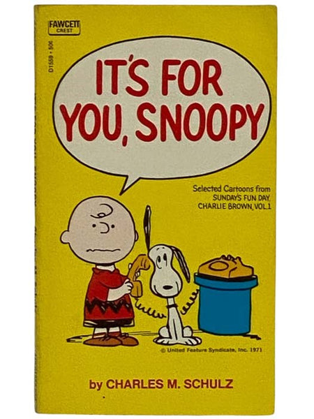 It's for You, Snoopy (Fawcett Crest D1559)