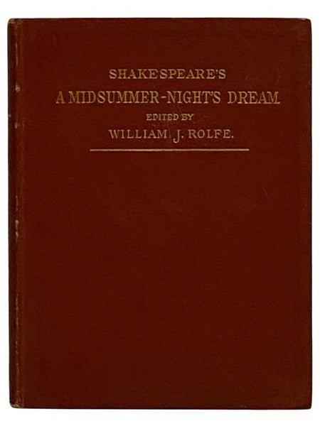 Shakespeare's Comedy of a Midsummer-Night's Dream (English Classics Series)