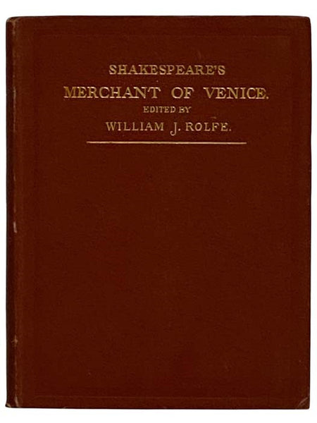 Shakespeare's Comedy of the Merchant of Venice (English Classics Series)