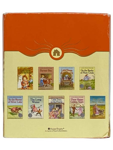 The Complete Set of Laura Ingalls Wilder's Little House Books, in Nine Volumes: Little House in the Big Woods; Farmer Boy; Little House on the Prairie; On the Banks of Plum Creek; By the Shores of Silver Lake; The Long Winter; Little Town on the Prairie;…