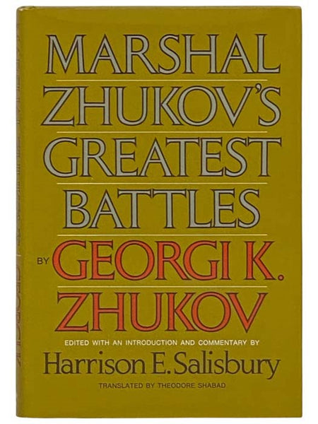 Marshal Zhukov's Greatest Battles