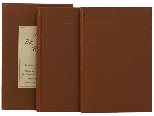 The Bay Psalm Book, in Two Volumes