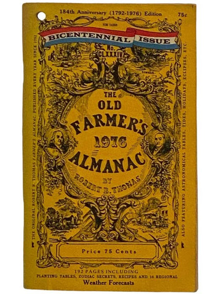 The Old Farmer's Almanac, 184th Anniversary (1792-1976) Edition, Bicentennial Issue, No. CLXXXIV [184]