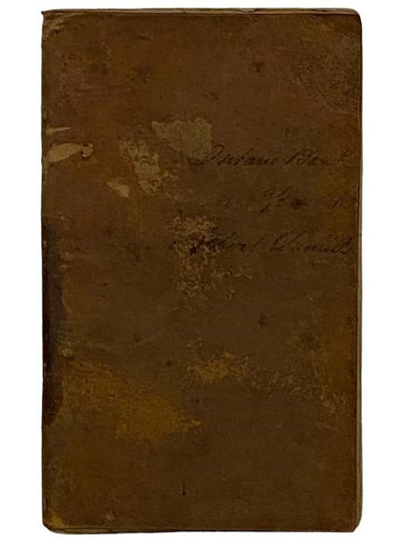 Full-Leather Ontario Bank Account Ledger for Albert Daniels of Canandaigua, New York, Circa 1838