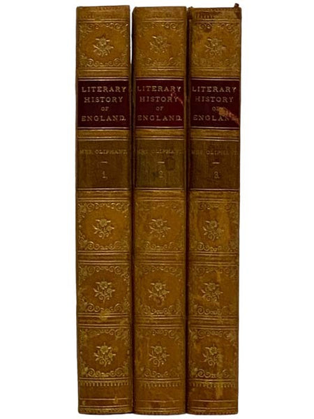 The Literary History of England in the End of the Eighteenth and Beginning of the Nineteenth Century, in Three Volumes