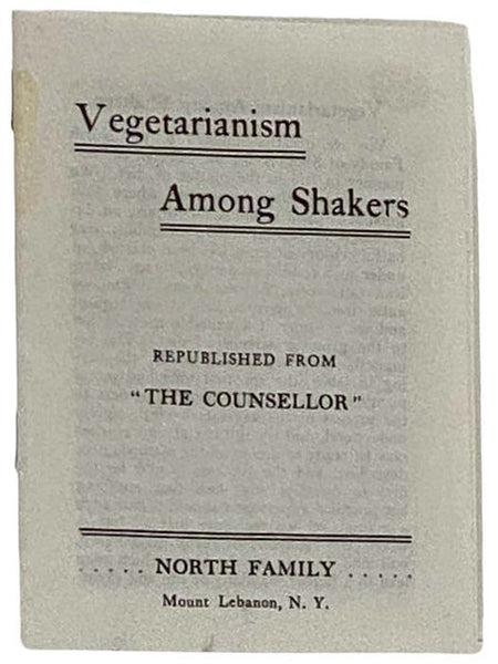 Vegetarianism Among Shakers