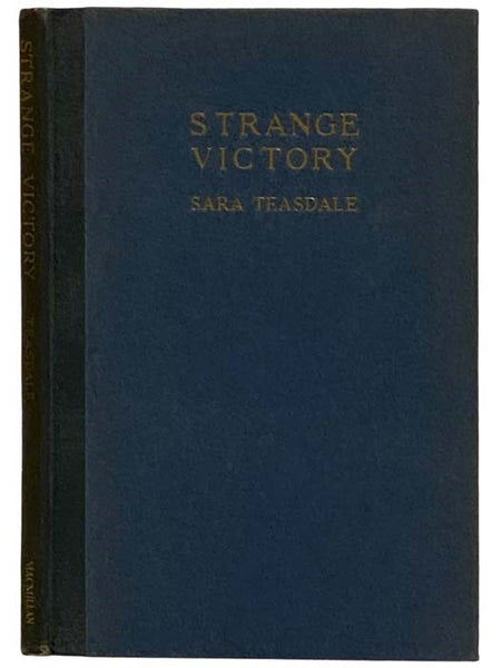 Strange Victory: With Portrait and a Poem in Facsimile