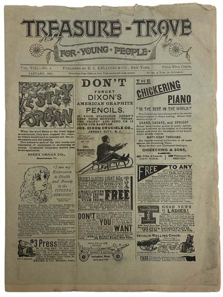 Treasure-Trove for Young People, March, 1885, Vol. VIII--No. 7