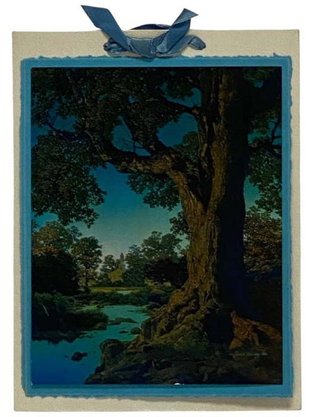 1941 Maxfield Parrish Calendar Featuring Tinto-Gravure Print of The Village Brook