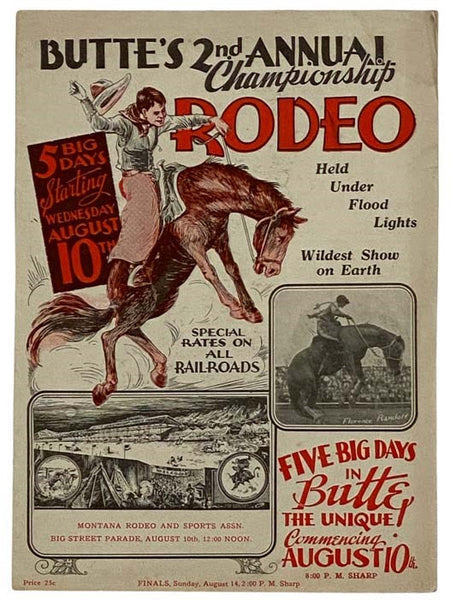 Butte's 2nd Annual Championship Rodeo