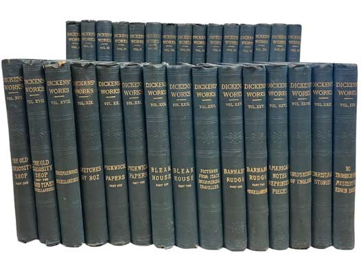 The Works of Charles Dickens, in 30 Volumes: Vol. I. Oliver Twist; Miscellaneous; Vol. II. David Copperfield, Part One; Vol. III. David Copperfield, Part Two; Vol. IV. Our Mutual Friend, Part One. Vol. V. Our Mutual Friend, Part Two; Vol. VI. Great Expec…