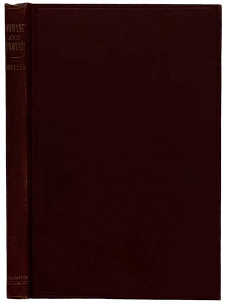 Dionysos and Immortality (The Ingersoll Lecture)