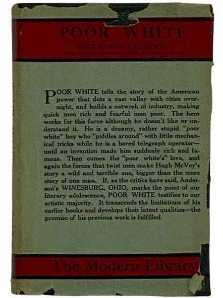 Poor White (The Modern Library, No. 115)