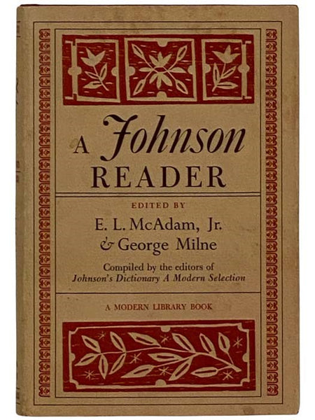 A Johnson Reader (The Modern Library, No. 363)