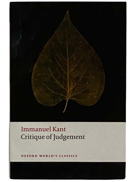 Critique of Judgement (Oxford World's Classics)
