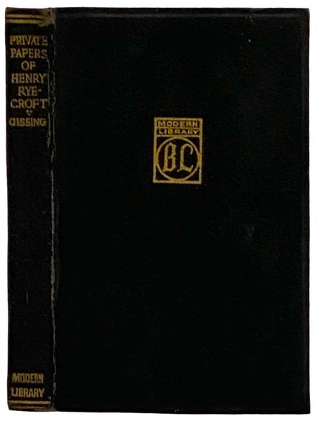The Private Papers of Henry Ryecroft (The Modern Library, No. 46)