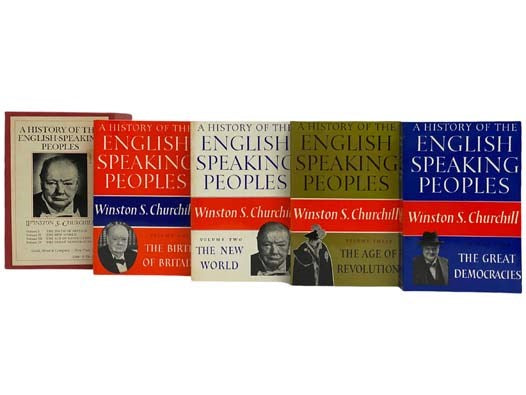 A History of the English-Speaking Peoples Four Volume Set: The Birth of Britain, The New World, The Age of Revolution, The Great Democracies