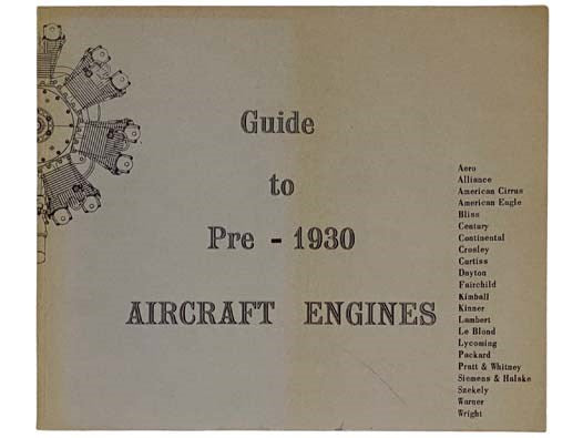 Guide to Pre-1930 Aircraft Engines