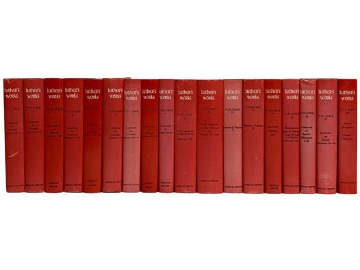 Luther's Works, Complete in 56 Volumes (1-55 Plus Companion Volume): Lectures on Genesis Chapters 1-5, 6-14, 15-20, 21-25, 26-30, 31-37, 38-44, 45-50; Lectures on Deutoronomy; First Lectures on the Psalms I & II: 1-75, 76-126; Selected Psalms I-III: Cont…