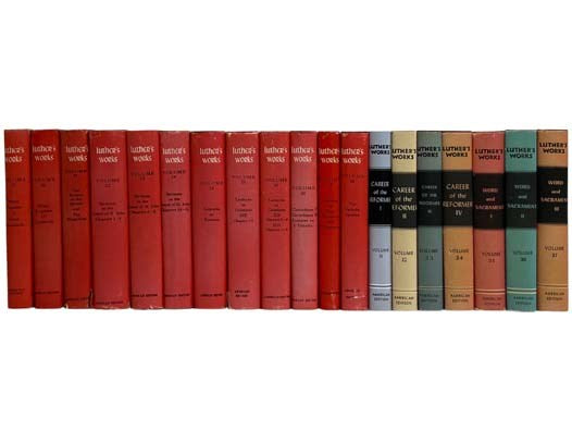 Luther's Works, Complete in 56 Volumes (1-55 Plus Companion Volume): Lectures on Genesis Chapters 1-5, 6-14, 15-20, 21-25, 26-30, 31-37, 38-44, 45-50; Lectures on Deutoronomy; First Lectures on the Psalms I & II: 1-75, 76-126; Selected Psalms I-III: Cont…