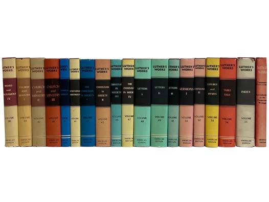 Luther's Works, Complete in 56 Volumes (1-55 Plus Companion Volume): Lectures on Genesis Chapters 1-5, 6-14, 15-20, 21-25, 26-30, 31-37, 38-44, 45-50; Lectures on Deutoronomy; First Lectures on the Psalms I & II: 1-75, 76-126; Selected Psalms I-III: Cont…