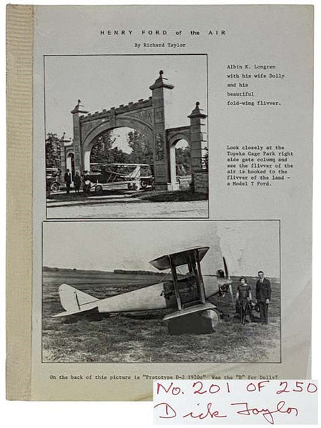 Albin K. Longren: Henry Ford of the Air