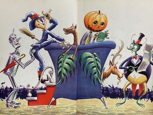 The Visitors from Oz: Being a True and Faithful Account of the Adventures of the Scarecrow and the Tin Woodman, Professor Wogglebug and Jack Pumpkinhead in the Little-known and Unexplored United States of America