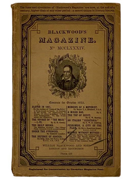 Blackwood's Magazine, No. MCCLXXXIV [1284]