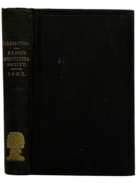 Fifty-Second Annual Report of the New York State Agricultural Society for the Year 1892